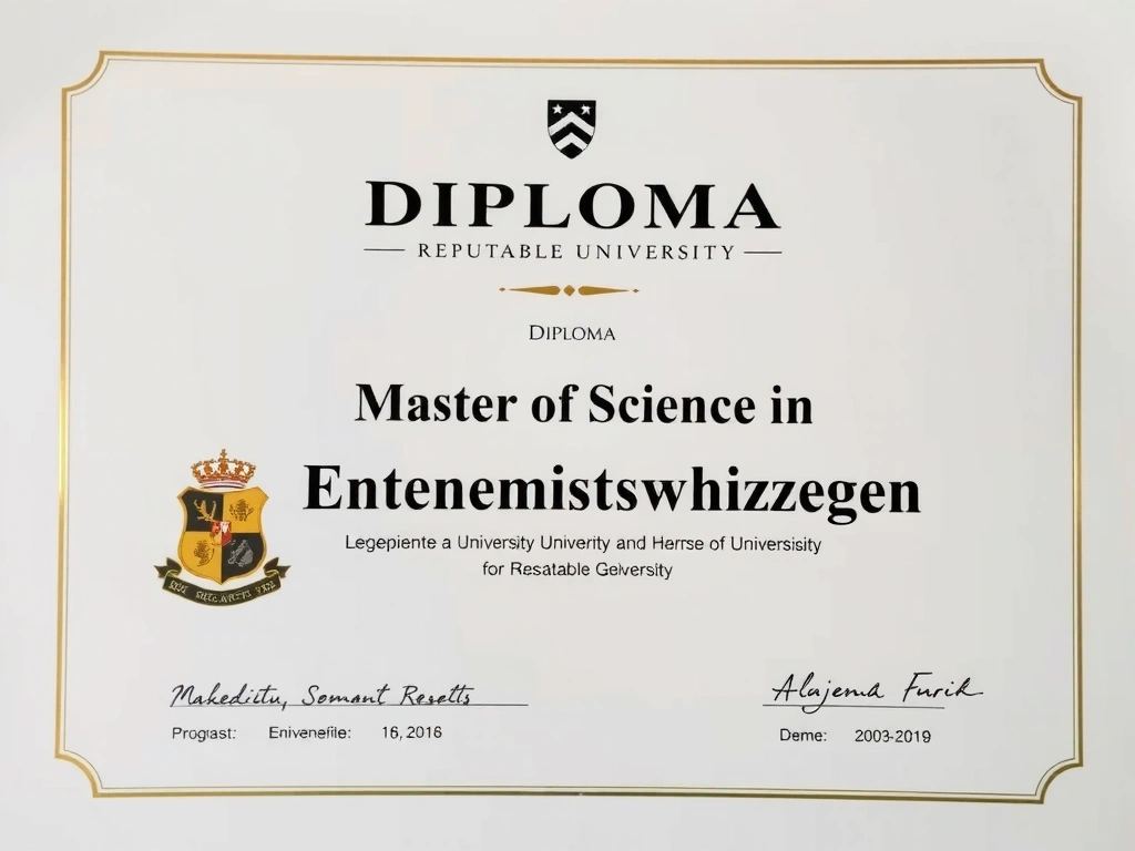 Diplom: Master of Science in Ernährungswissenschaften