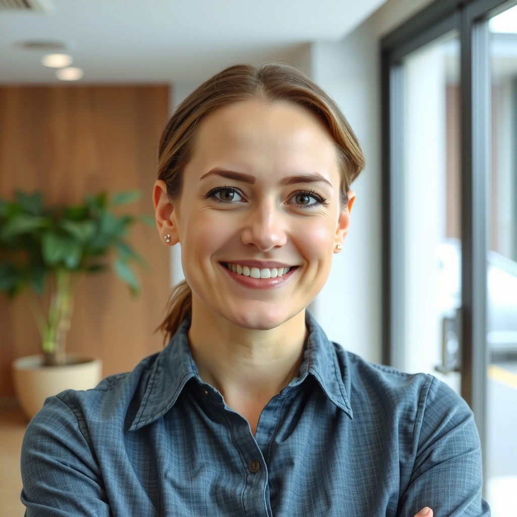 Porträt einer lächelnden Ernährungsberaterin